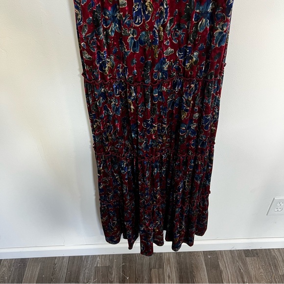 *NEW* Natural Life Berkeley Velvet Tiered Maxi Dress - Picture 5 of 13